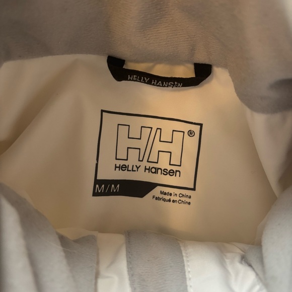 Helly Hansen Helly Tech Protection White Jacket with Hood Size Medium - Picture 3 of 13